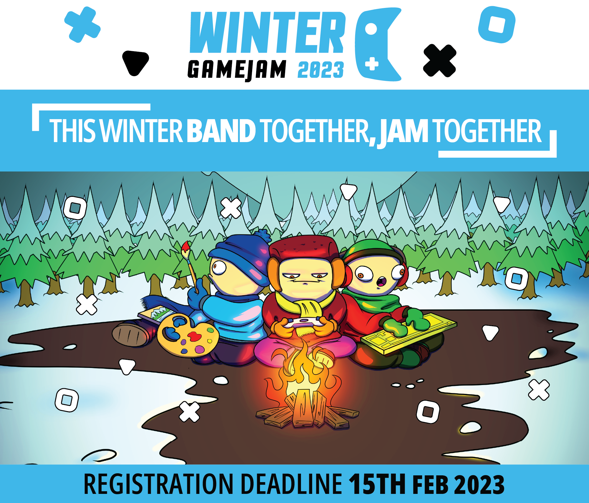 “This Winter Band Together Jam Together” Registrations Are Open For Winter Game Jam 2023
